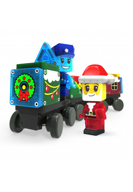Magnetická stavebnice Adventní kalendář 34 dílů