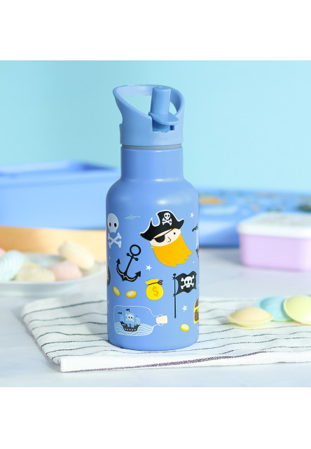 antikorová fľaša na pitie, 350 ml - piráti