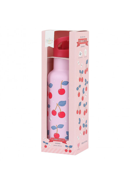 antikorová fľaša na pitie, 500 ml - čerešne