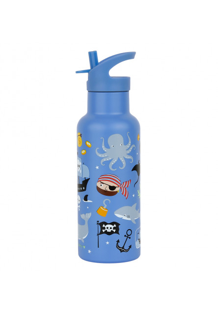 antikorová fľaša na pitie, 500 ml - piráti