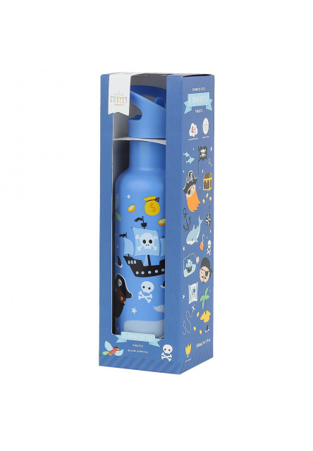 antikorová fľaša na pitie, 500 ml - piráti