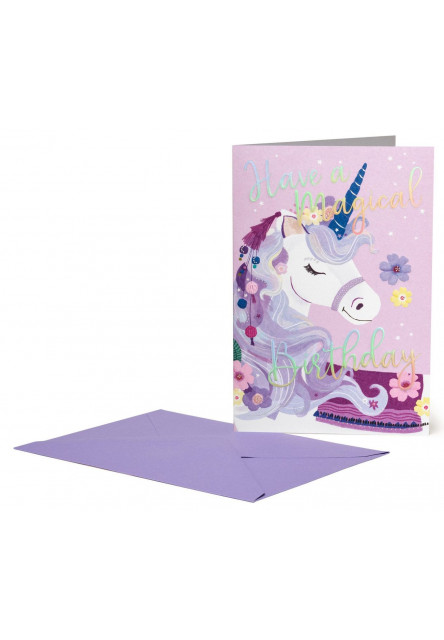Darčekové prianie Legami Large Greeting Card - Greeting Card - Unicorn - Unicorn
