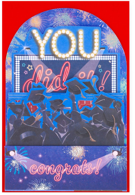 Darčekové prianie Legami Pop-Up Card - Pop-Up Greeting Card - Graduation Party