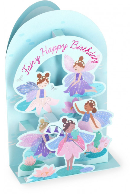 Darčekové prianie Legami Pop-Up Card - Pop-Up Greeting Card - Fairy