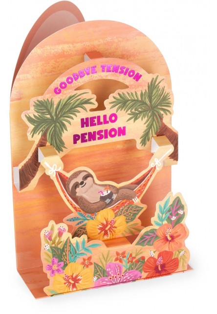 Darčekové prianie Legami Pop-Up Card - Pop-Up Greeting Card - Sloth