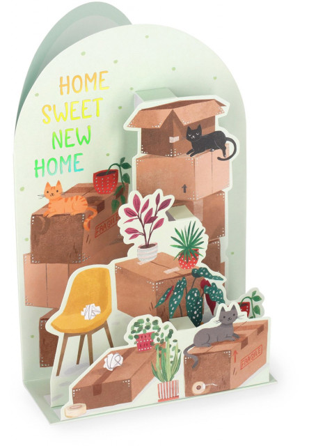 Darčekové prianie Legami Pop-Up Card - Pop-Up Greeting Card - New Home