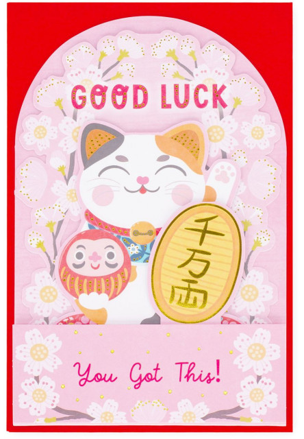 Darčekové prianie Legami Pop-Up Card - Pop-Up Greeting Card - Kitty