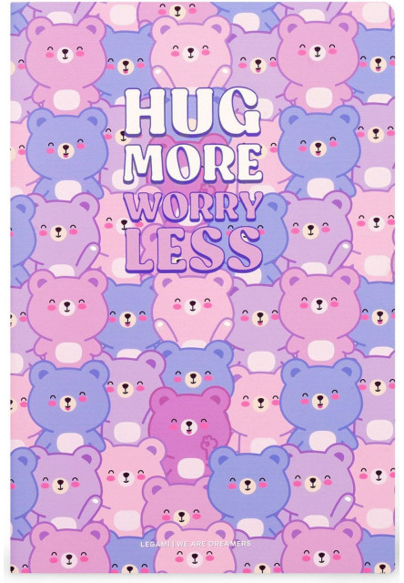 Zápisník Legami Lined Notebook - Quaderno - Large - Teddy Bear