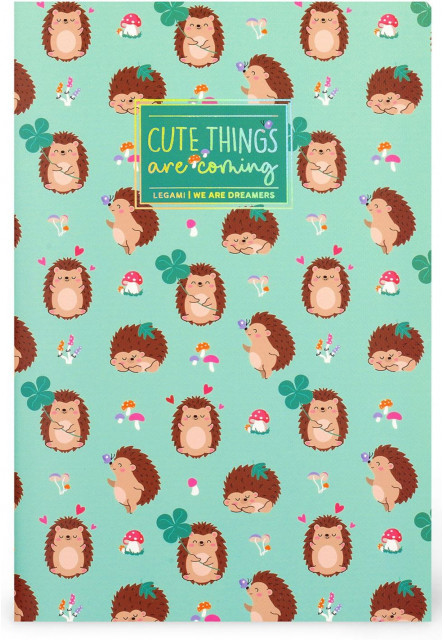 Zápisník Legami Plain Notebook - Quaderno - Medium - Hedgehog