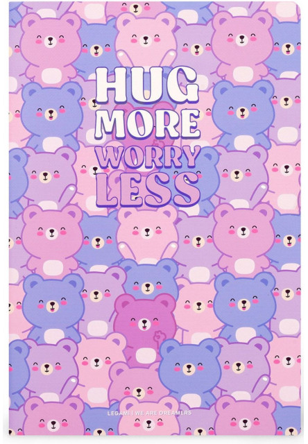 Zápisník Legami Plain Notebook - Quaderno - Medium - Teddy Bear