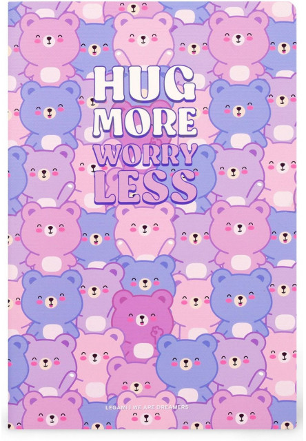 Zápisník Legami Lined Notebook - Quaderno - Medium - Teddy Bear