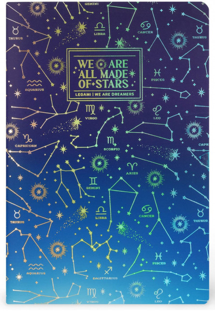 Zápisník Legami Lined Notebook - Quaderno - Small - Stars