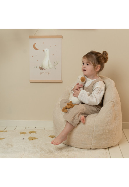Křeslo dětské plyšové Soft Beige