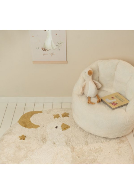 Křeslo dětské plyšové Soft White