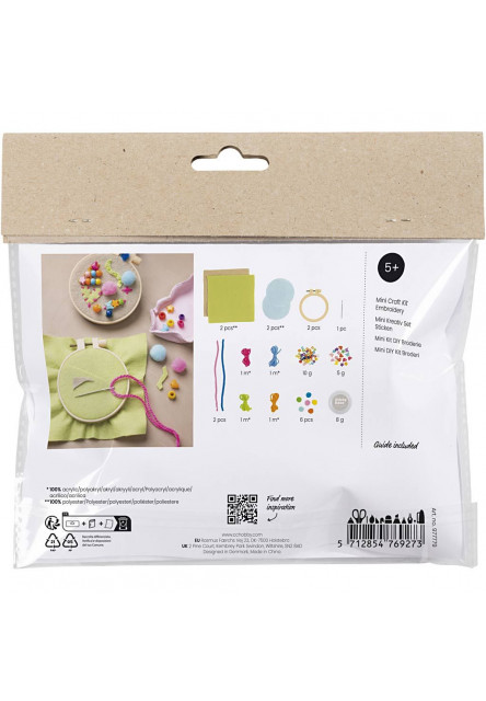 Kreativní sada Mini Craft Kit Embroidery Imagination