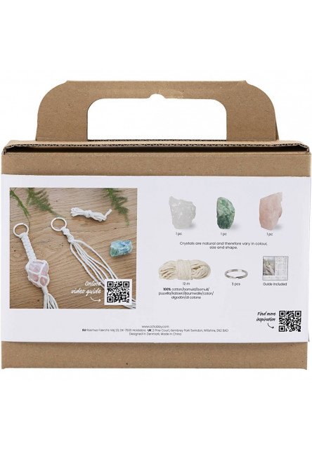 Kreativní sada Mini Craft Kit Macramé Key Rings