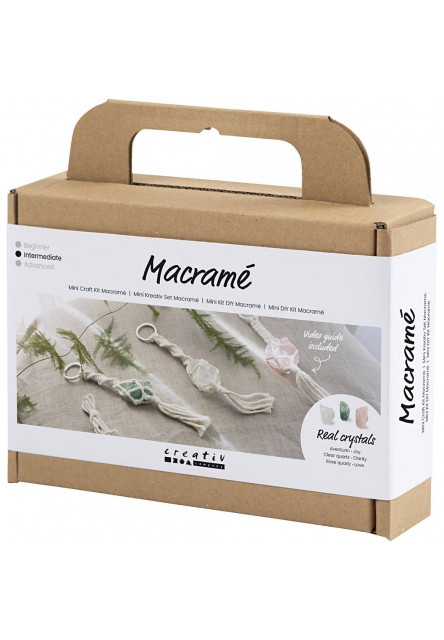Kreativní sada Mini Craft Kit Macramé Key Rings