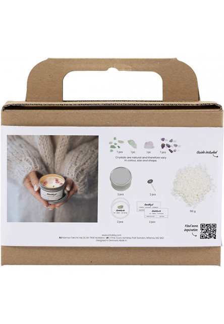 Kreativní sada Mini Craft Kit Candle Making Crystals