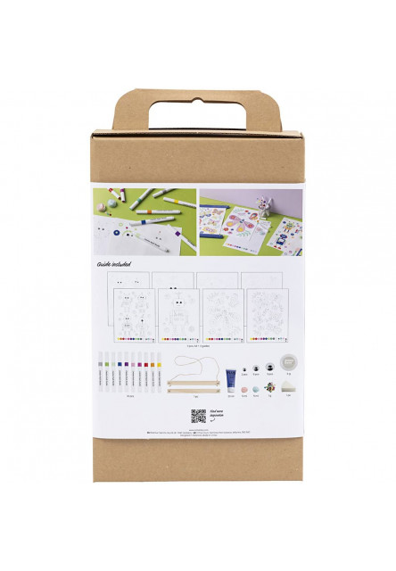 Kreativní sada Craft Kit Colouring Butterfly & Robot