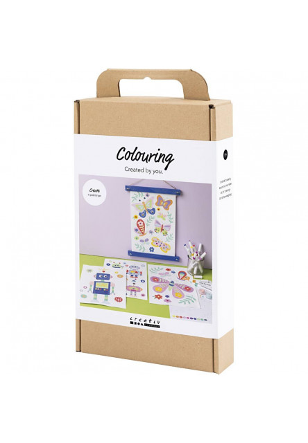 Kreativní sada Craft Kit Colouring Butterfly & Robot