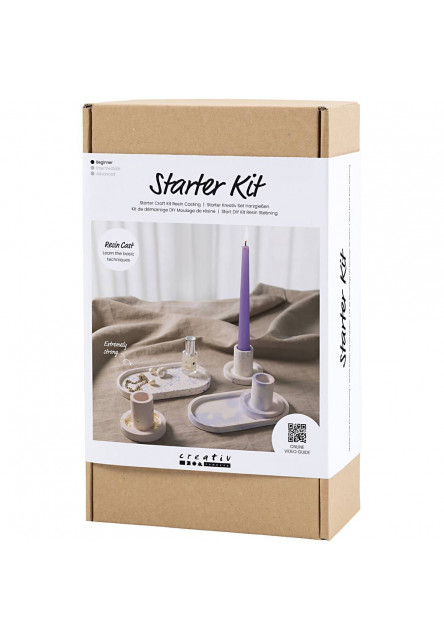 Kreativní sada Starter Craft Kit Resin Casting Candle Holders