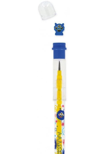 Ceruzka s vymeniteľnými hrotmi Legami Stackable Pencils - Monster