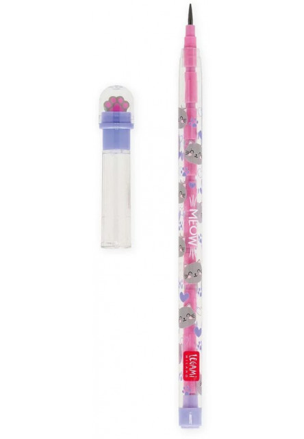 Ceruzka s vymeniteľnými hrotmi Legami Stackable Pencils - Kitty