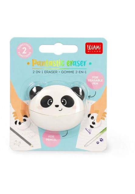 Mazacia guma 2v1 Legami Pantastic Eraser - Panda