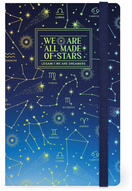 Zápisník Legami Lined Notebook - Photo Notebook - Medium - Stars
