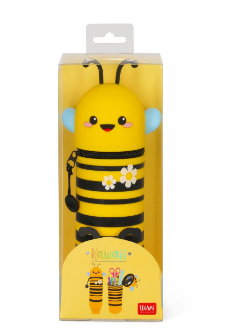 Peračník Legami 2-In-1 Silicone Pencil Case - Kawaii - Bee