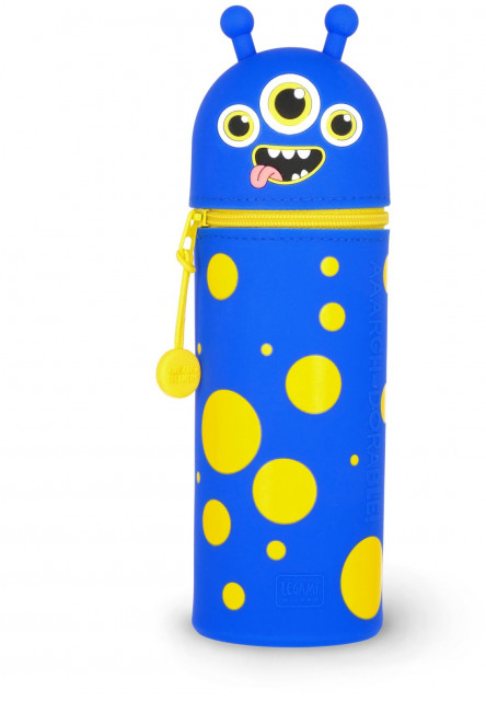 Peračník Legami 2-In-1 Silicone Pencil Case - Kawaii - Monster