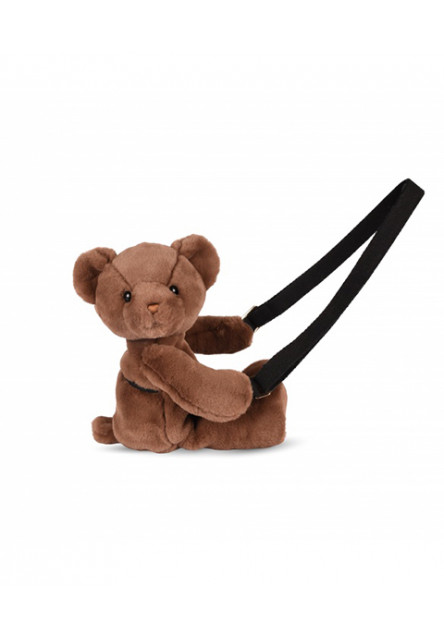 DouDou et Compagnie Batoh na rameno medvedík hnedý