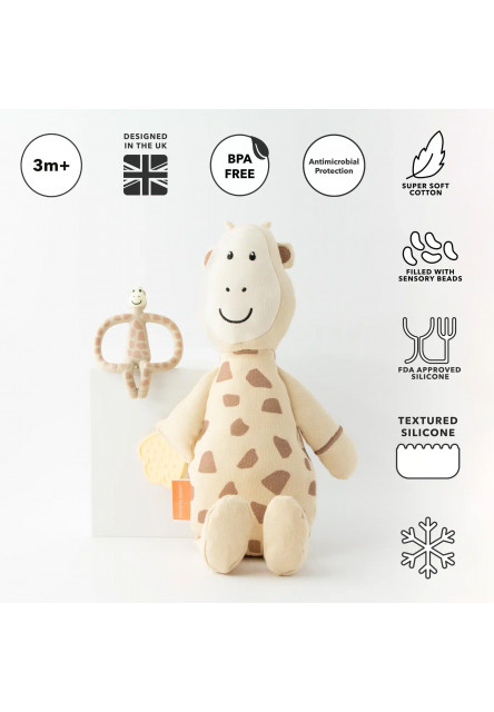 Senzorická sada s hryzadlom - giraffe