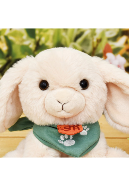 DouDou et Compagnie Béžový plyšový zajíček 16cm