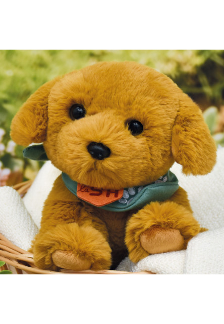 DouDou et Compagnie Světle hnědý plyšový pejsek 16 cm