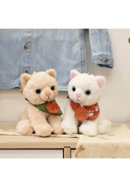 DouDou et compagnie Bílá kočička 16cm