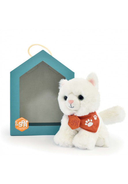 DouDou et compagnie Bílá kočička 16cm