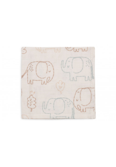 Ubrousky mušelínové 3 ks 31x31cm Elephant Tales
