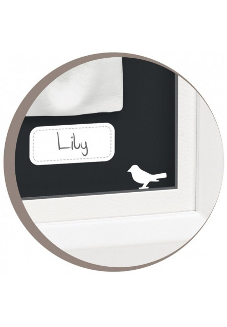 Dřevěný rámeček pro otisk My Baby Touch Double White & Black