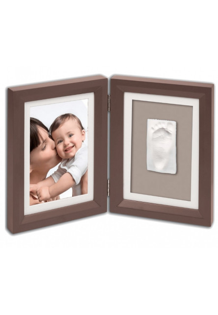 Dřevěný rámeček pro otisk My Baby Touch Simple Brown