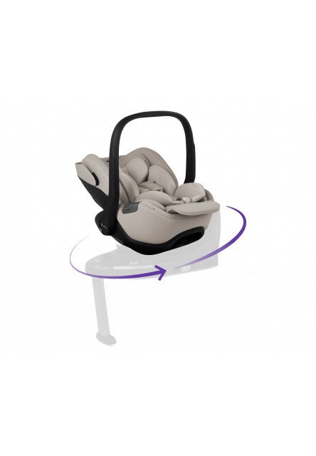 Glide Plus 360 autosedačka Natural Taupe