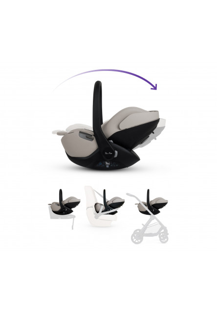 Glide Plus 360 autosedačka Natural Taupe