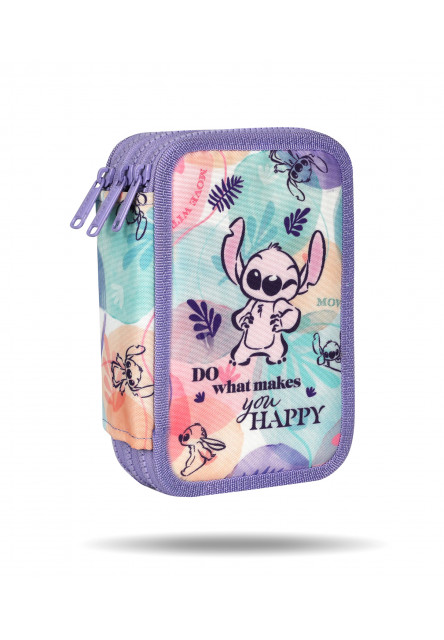 Penál Jumper třípatrový Stitch Pastel