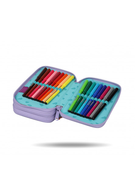 Penál Jumper třípatrový Stitch Pastel