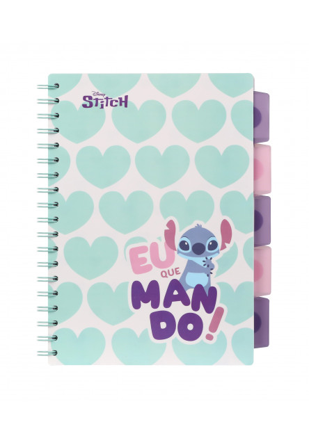 Zápisník spirálový B5 se záložkami Stitch Pastel