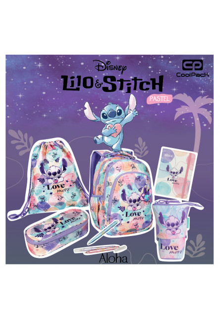 Zápisník spirálový A5 se záložkami Stitch Pastel