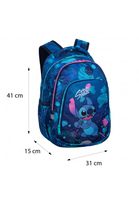 Školní batoh Prime 41 cm Stitch Blue