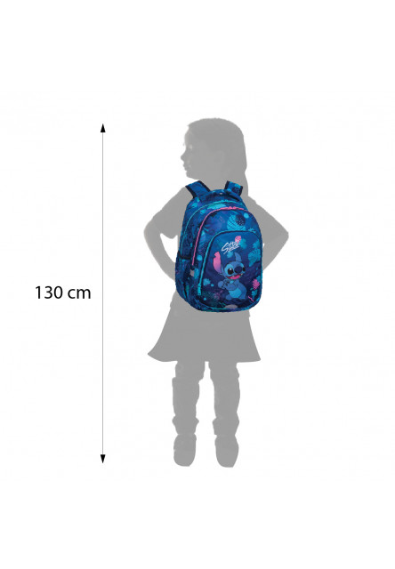 Školní batoh Prime 41 cm Stitch Blue