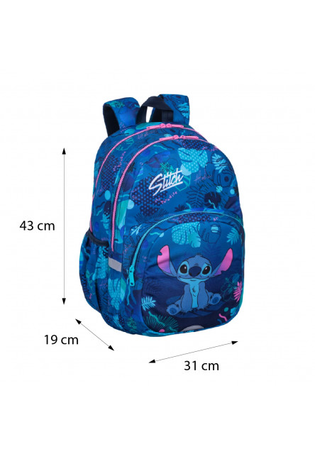 Školní batoh Rider 43 cm Stitch Blue