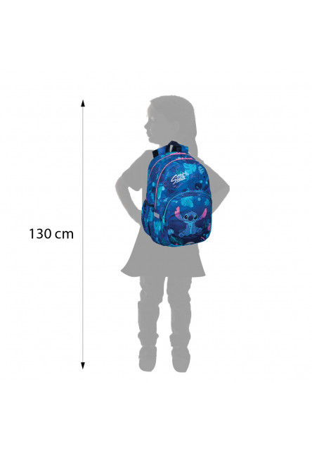 Školní batoh Rider 43 cm Stitch Blue